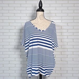 NWT Hayden Los Angeles Striped Tunic Top Size Medium